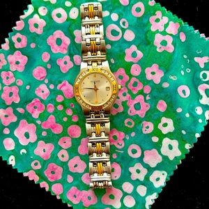WITTNAUER Silver and gold tone ladies watch